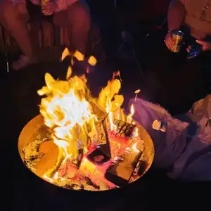 Firepit at Fairmead Farm