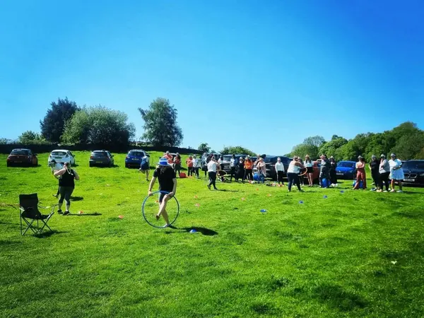 Sports day activities at Fairmead Farm