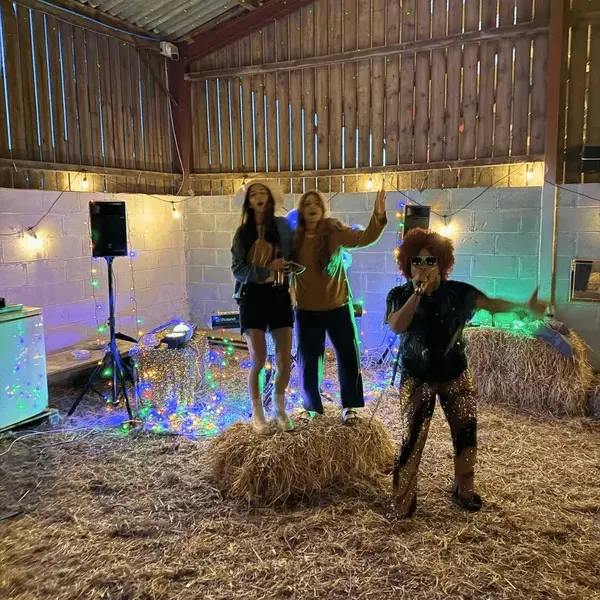 Karaoke in the Party Barn