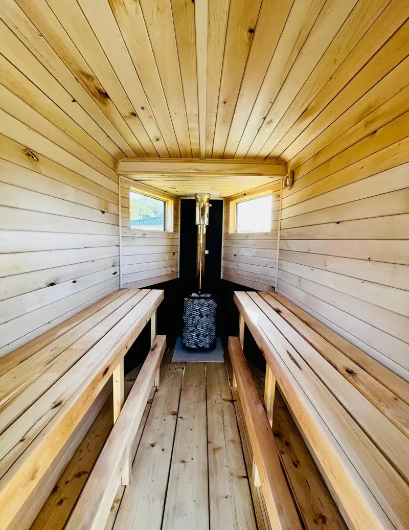 The Robin - Wood-Fired Nordic Sauna at Fairmead Farm by Northern Ember