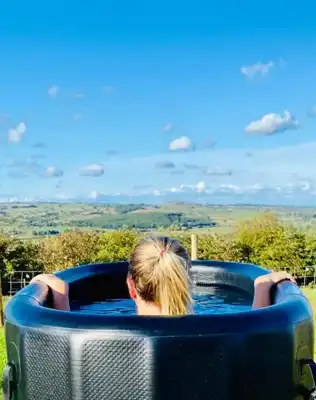 Cold plunge with Yorkshire views